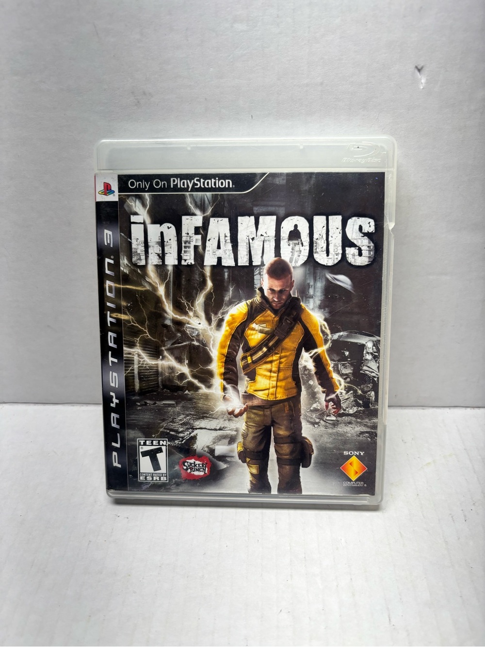 Sony inFAMOUS PlayStation 3 Game - Yellow Jacket Cover